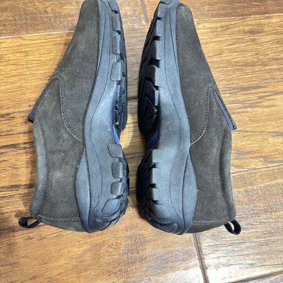 Lands End All-Weather Suede Slip-On Moc Shoes Woman's Size 9M Support - Picture 5 of 6